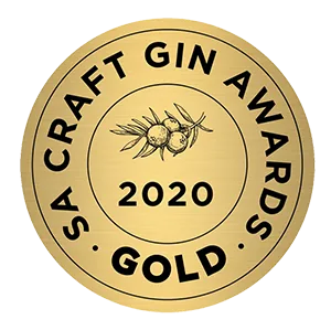 SA Craft Gin Awards 2020 Gold medal