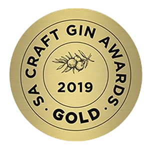 SA Craft Gin Awards 2019 Gold medal